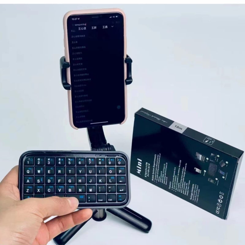 FLY WAY Bluetooth 3.0 Keyboard,Rechargeable Mini Slim Travel Size Wireless Pocket Keypad Small Portable 49 Keys Keyboard for PC Notebook Tablets Smartphones - Image 5
